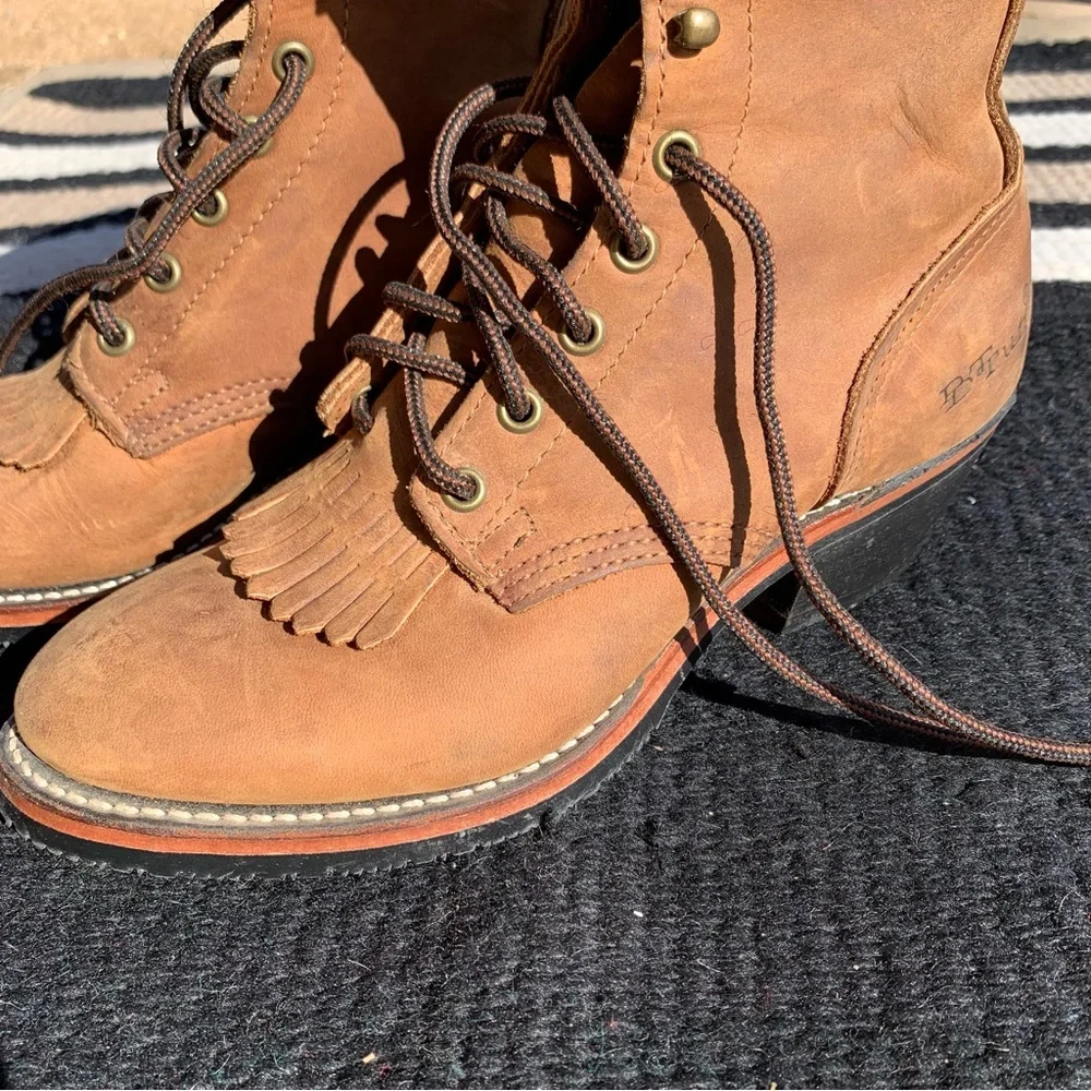 DD Tuff Kiltie Lace Up Boots - Picture 8 of 14